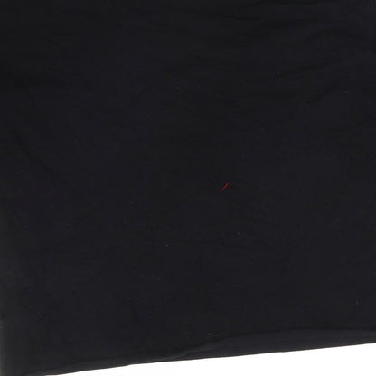 Womens UK Size L VILA Black Basic T-Shirt