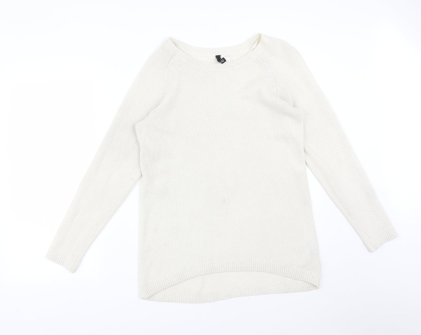 Mens UK Size S H&M White Pullover Sweatshirt