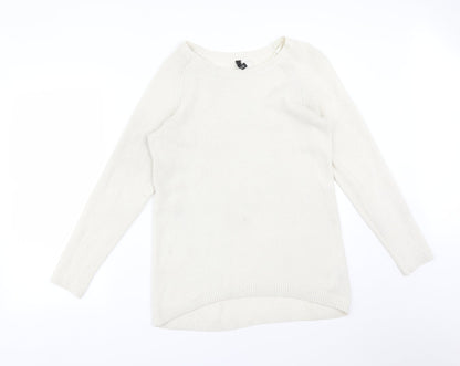 Mens UK Size S H&M White Pullover Sweatshirt