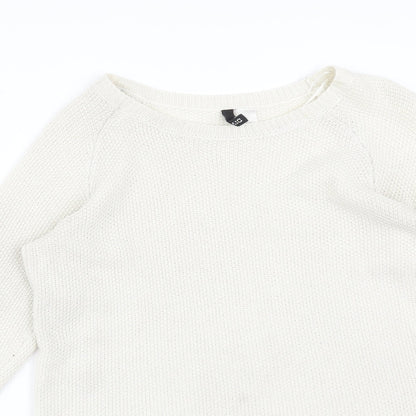 Mens UK Size S H&M White Pullover Sweatshirt