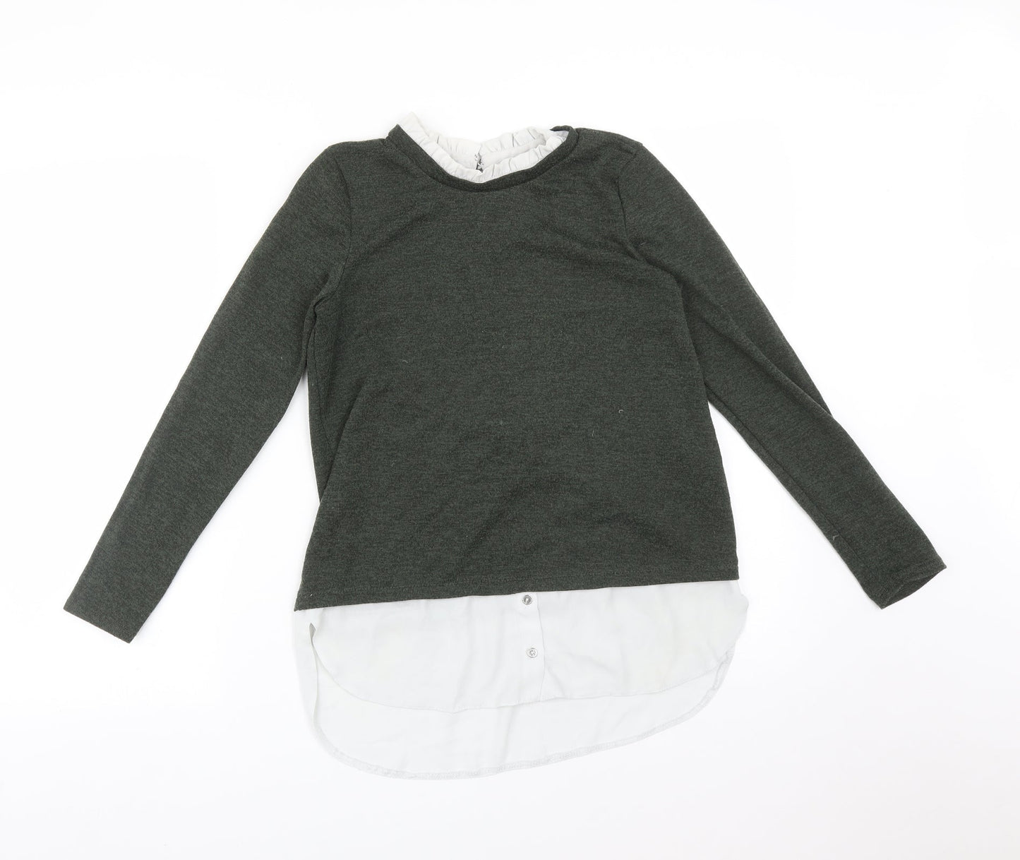 Womens UK Size 8 Dorothy Perkins Green Basic T-Shirt