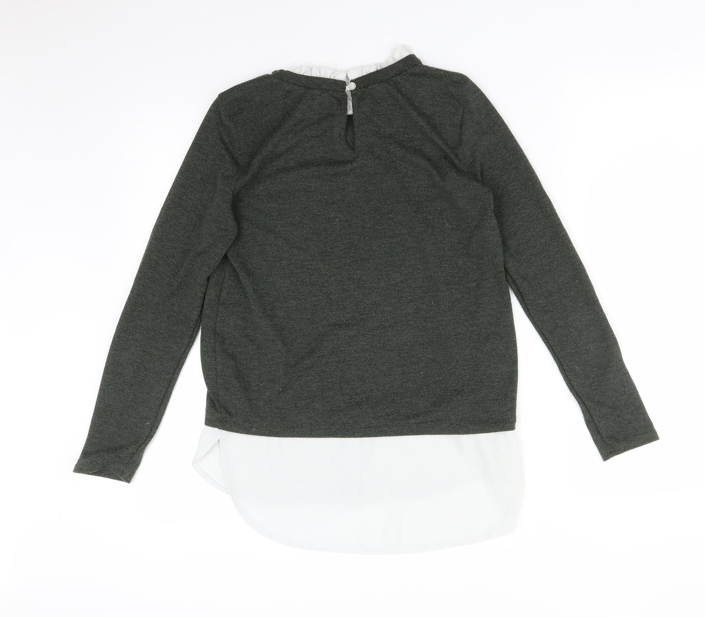 Womens UK Size 8 Dorothy Perkins Green Basic T-Shirt