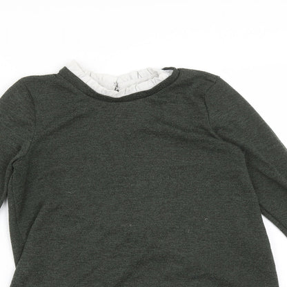 Womens UK Size 8 Dorothy Perkins Green Basic T-Shirt