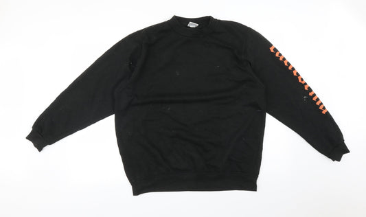 Uneek Mens Black  Cotton Pullover Sweatshirt Size L   - CALIFORNIA