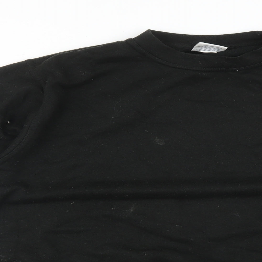 Uneek Mens Black  Cotton Pullover Sweatshirt Size L   - CALIFORNIA