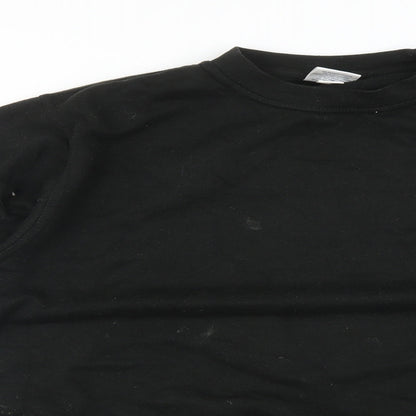 Uneek Mens Black  Cotton Pullover Sweatshirt Size L   - CALIFORNIA