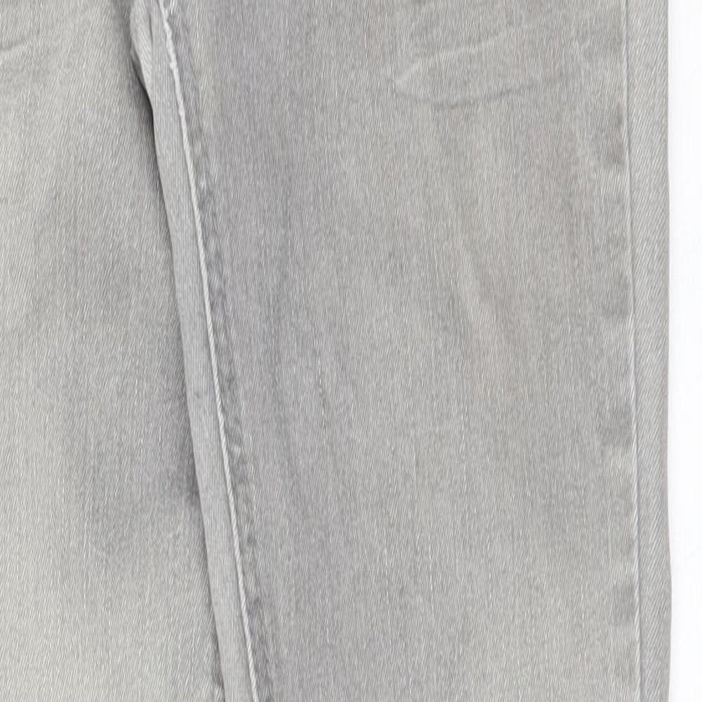 DENIM CO Womens Grey  Cotton Skinny Jeans Size 8 L31 in Regular