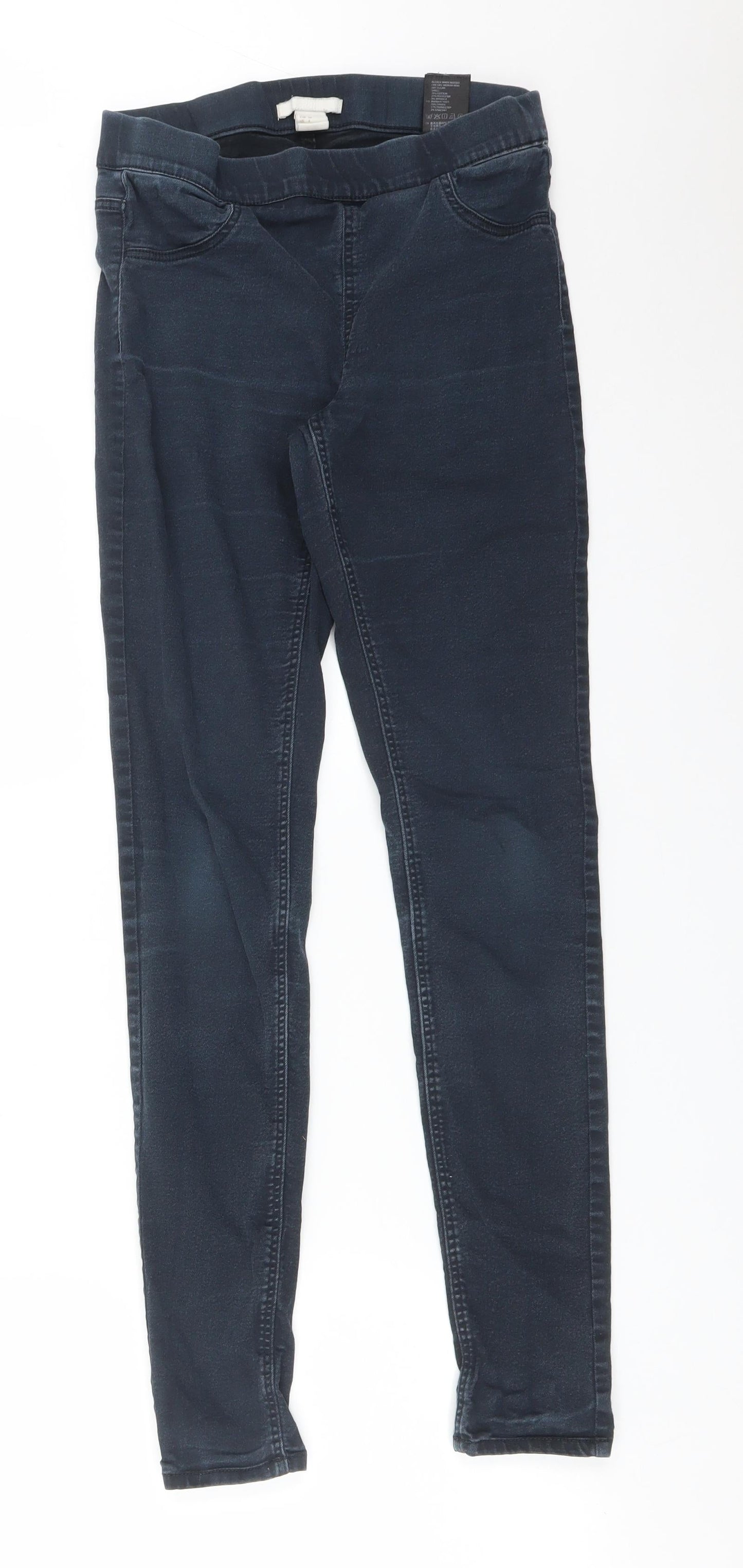 Womens UK Size 6 H&M Regular Fit Jegging Blue Jeans