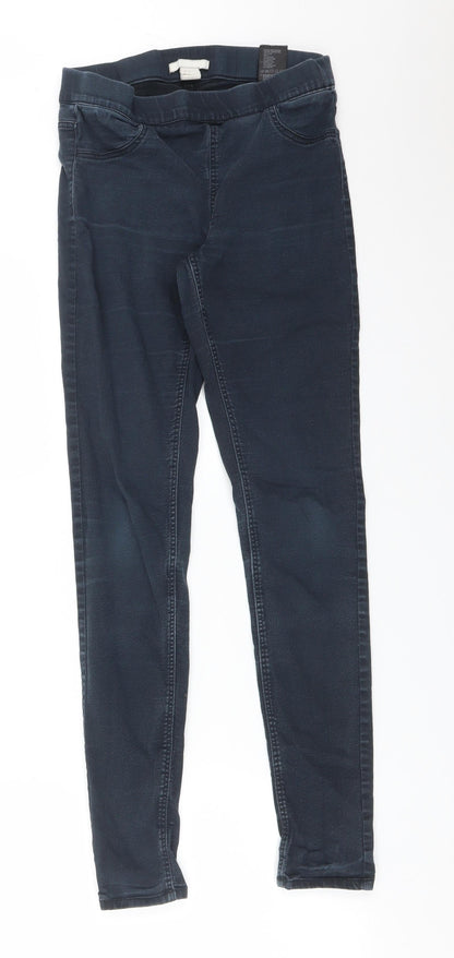 Womens UK Size 6 H&M Regular Fit Jegging Blue Jeans