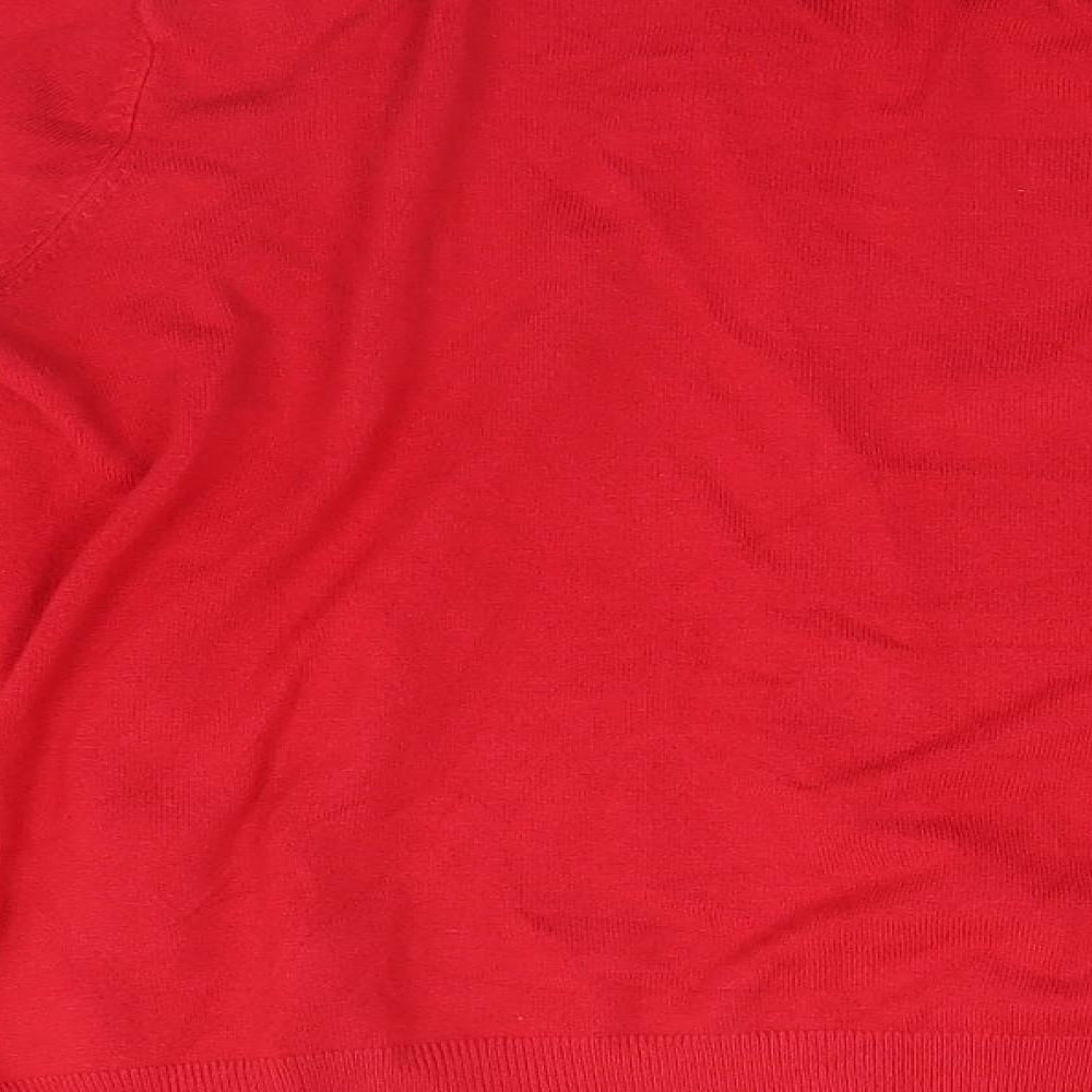 Womens UK Size  Marks and Spencer Red Cardigan Jumper