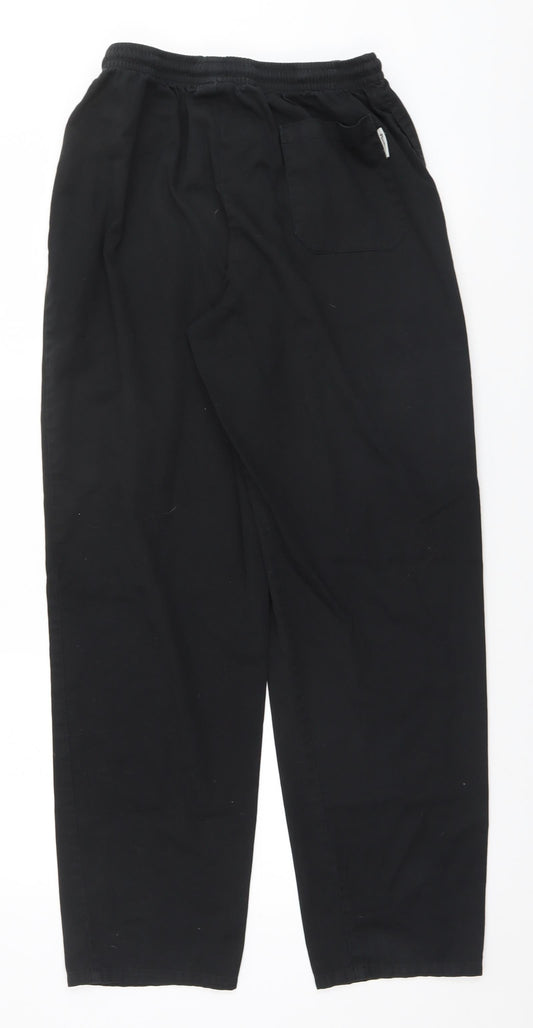 Russums Mens Black  Polyester Trousers  Size M L26 in Regular