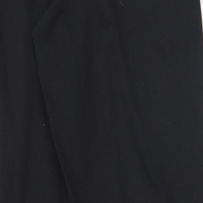 Russums Mens Black  Polyester Trousers  Size M L26 in Regular