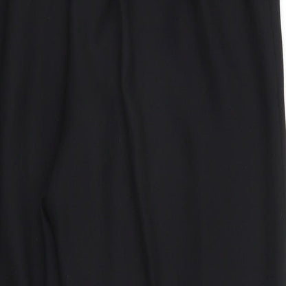 Womens UK Size 18 Preworn Regular Fit  Black Trousers