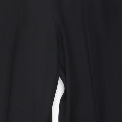 Womens UK Size 18 Preworn Regular Fit  Black Trousers