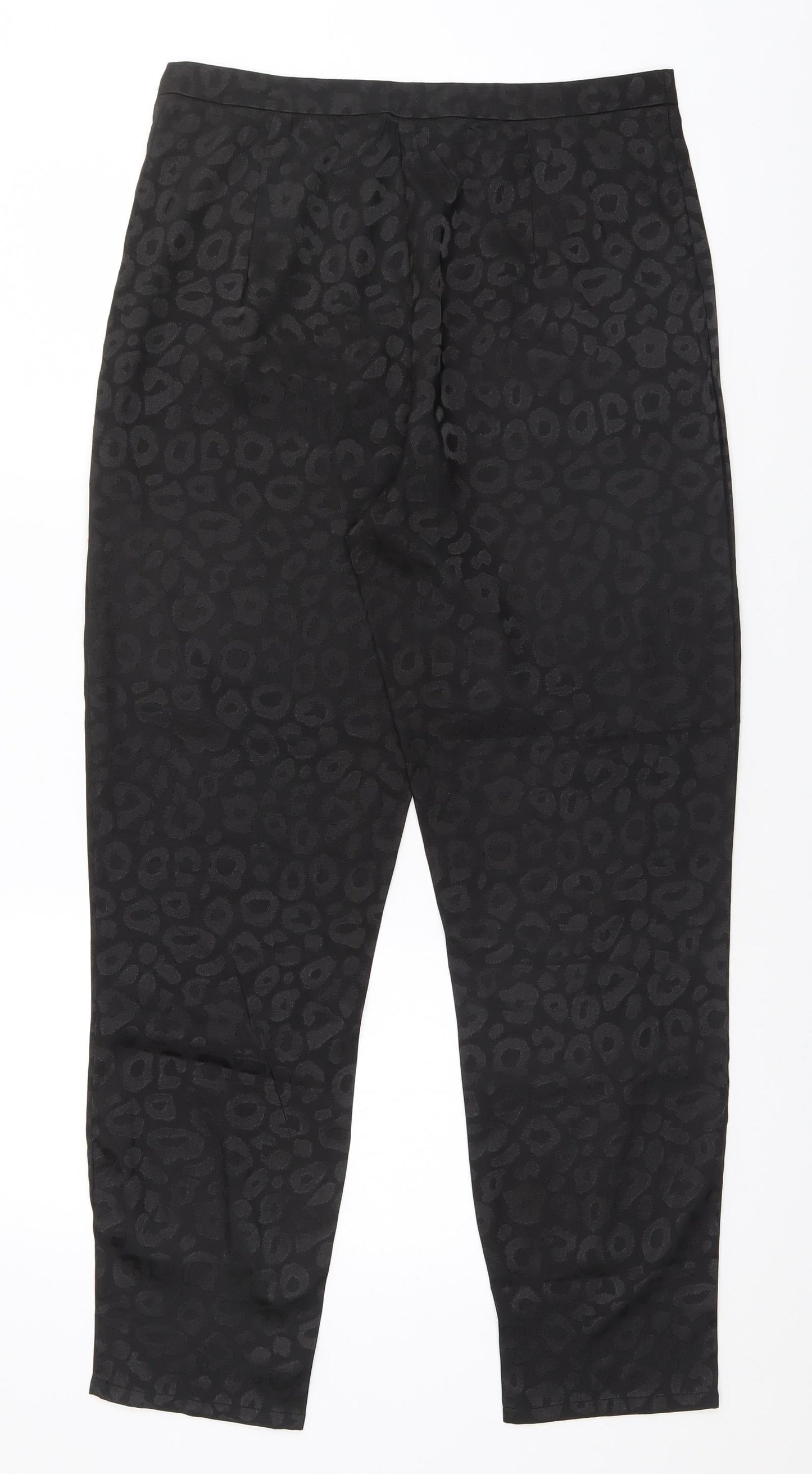 Womens UK Size 12 I SAW IT FIRST Regular Fit  Black Trousers