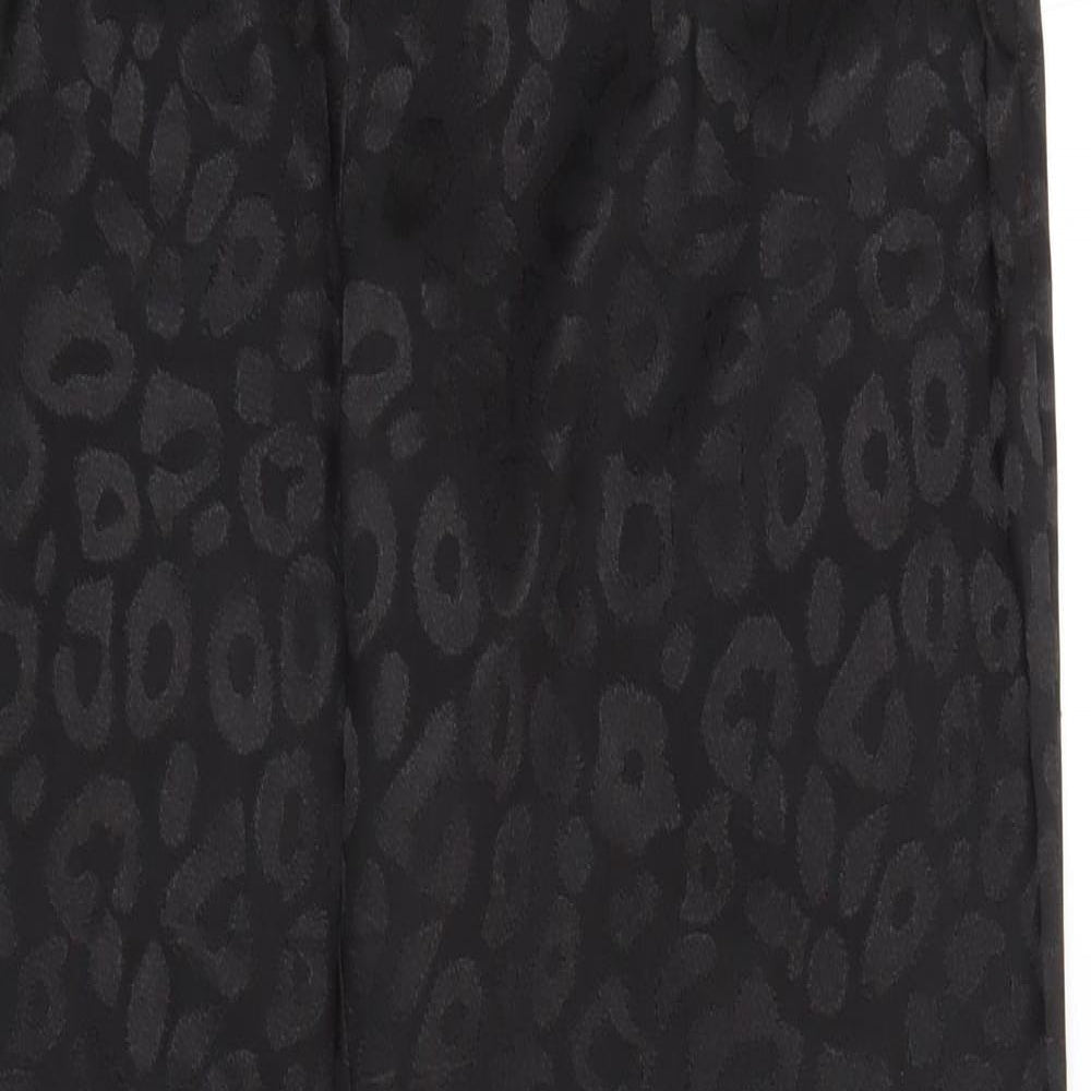 Womens UK Size 12 I SAW IT FIRST Regular Fit  Black Trousers