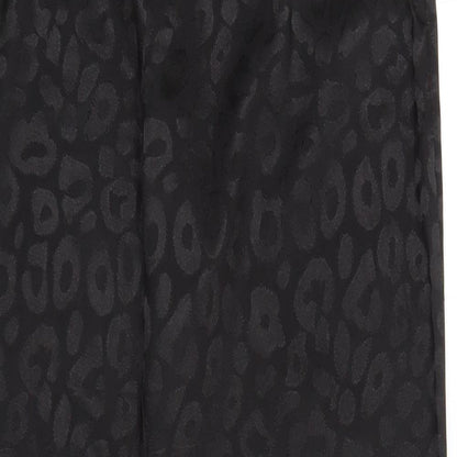 Womens UK Size 12 I SAW IT FIRST Regular Fit  Black Trousers