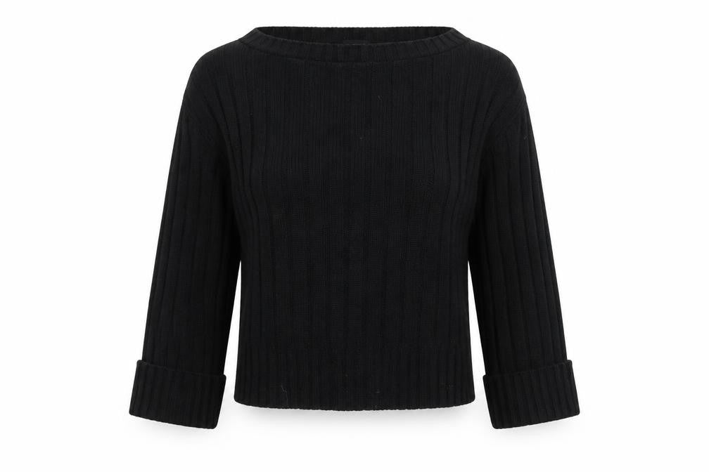 Womens UK Size M PRETTYLITTLETHING Black Pullover Jumper