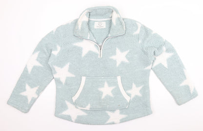 F&F Womens Grey Crew Neck  Polyester Pullover Jumper Size M