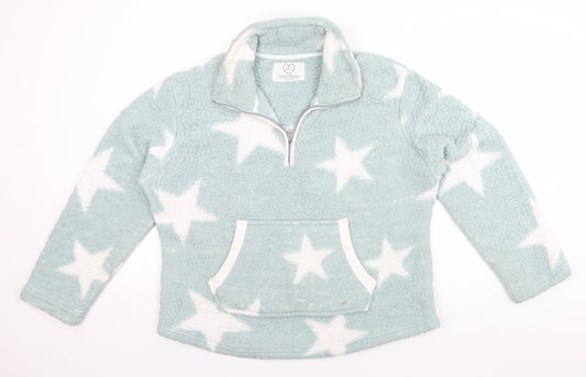 F&F Womens Grey Crew Neck  Polyester Pullover Jumper Size M