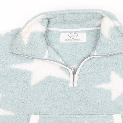 F&F Womens Grey Crew Neck  Polyester Pullover Jumper Size M