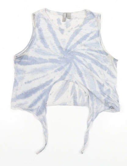 Womens UK Size 10 ASOS Green Basic Tank
