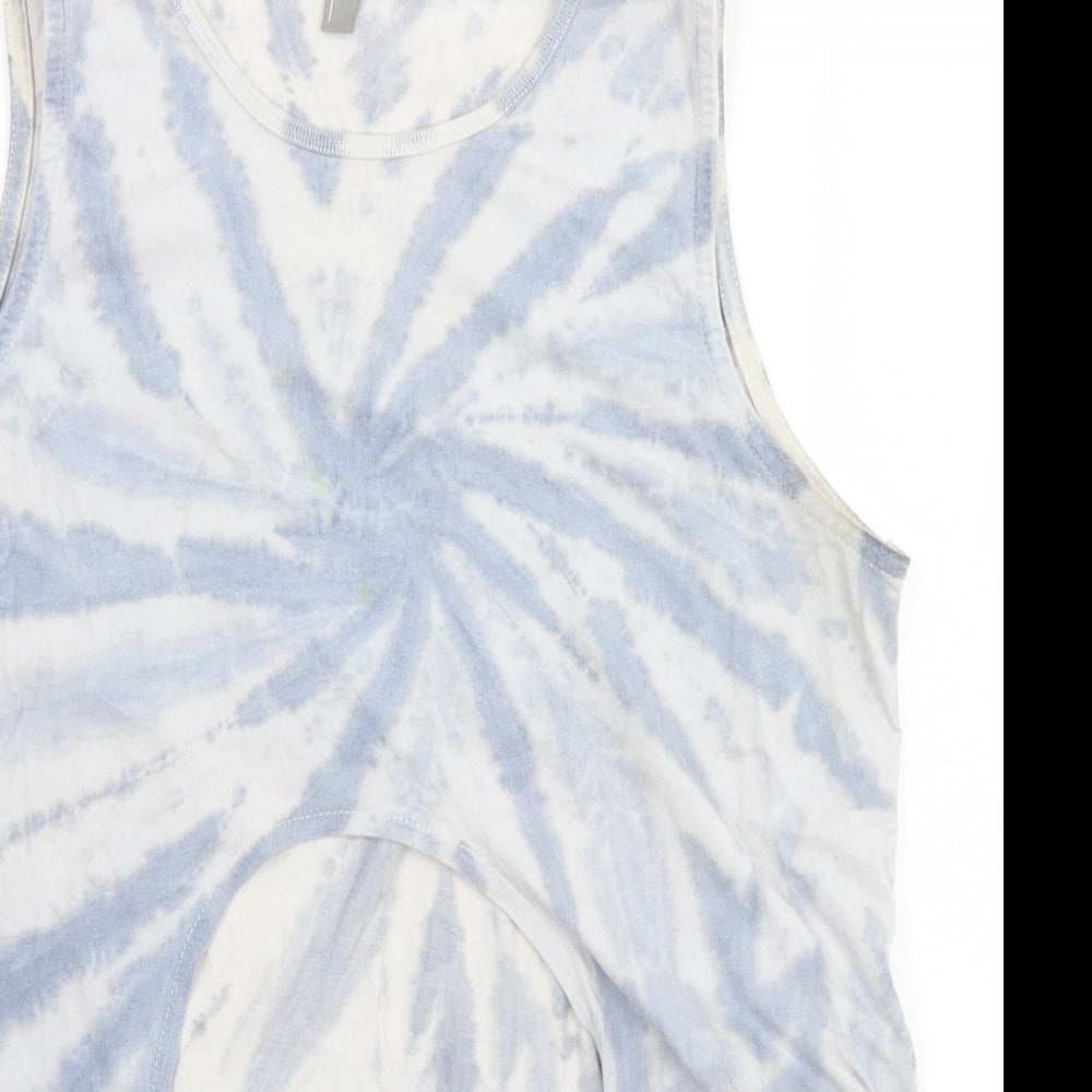 Womens UK Size 10 ASOS Green Basic Tank