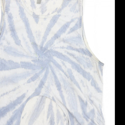 Womens UK Size 10 ASOS Green Basic Tank