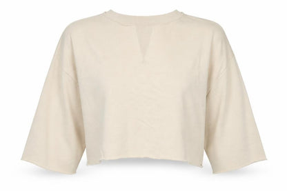 Womens UK Size 12 Missguided Beige Pullover Jumper