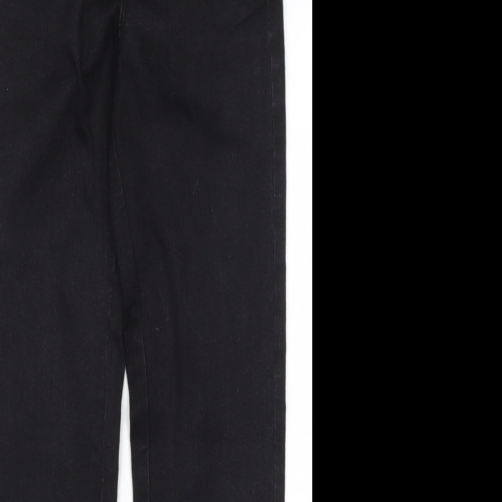 Dorothy Perkins Womens Black  Cotton Skinny Jeans Size 6 L26 in Regular