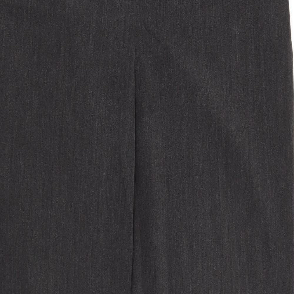 Womens UK Size 14 Collection Regular Fit Dress Pants Grey Trousers