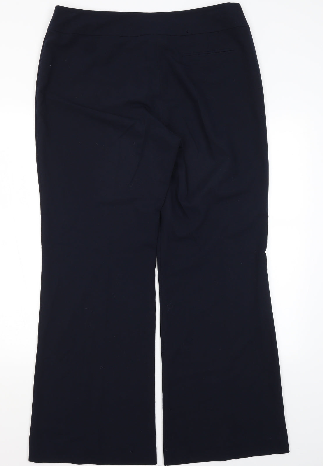 Womens UK Size 14 Collection Regular Fit Dress Pants Blue Trousers