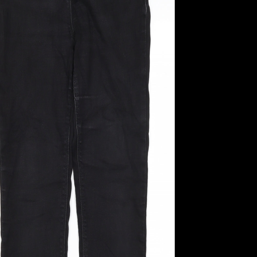 Debenhams Womens Black  Cotton Jegging Jeans Size 10 L29 in Regular