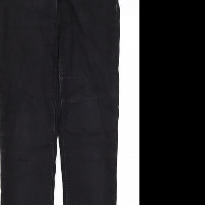 Debenhams Womens Black  Cotton Jegging Jeans Size 10 L29 in Regular