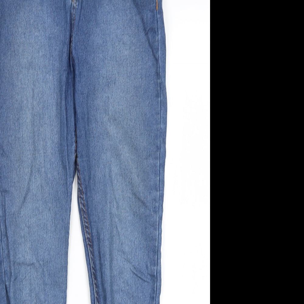 Pretty Little Thing Womens Blue  Cotton Skinny Jeans Size 6 L27 in Regular