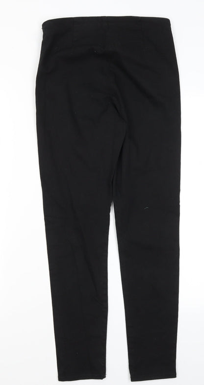 Womens UK Size 12 Divided Regular Fit  Black Trousers