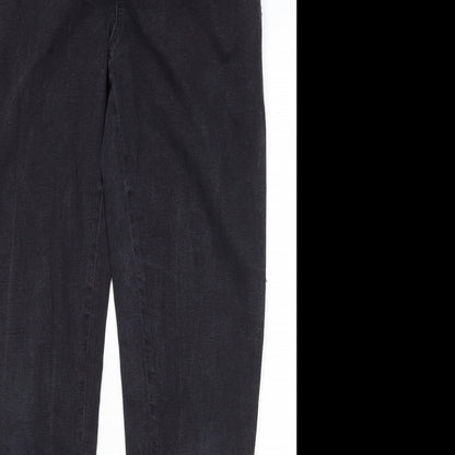 Authentic Denim Womens Grey  Cotton Skinny Jeans Size 16 L29 in Regular