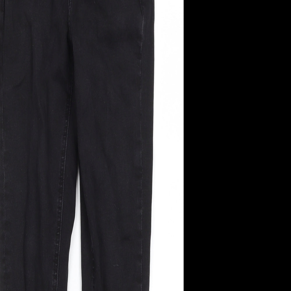New Look Womens Black  Cotton Skinny Jeans Size 6 L25.5 in Regular
