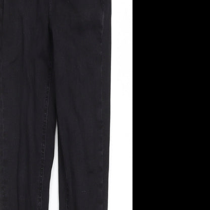 New Look Womens Black  Cotton Skinny Jeans Size 6 L25.5 in Regular