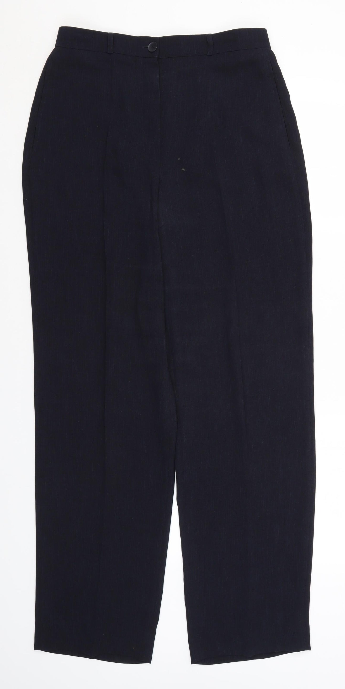 Womens UK Size 14 Taifun Regular Fit  Blue Trousers