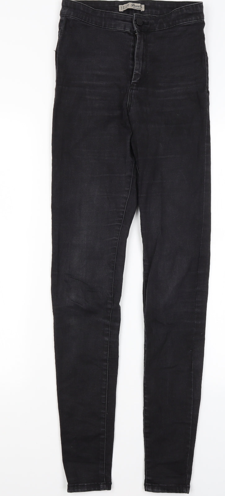 Denim Co Womens Black  Cotton Skinny Jeans Size 8 L31.5 in Regular
