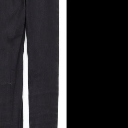 Denim Co Womens Black  Cotton Skinny Jeans Size 8 L31.5 in Regular