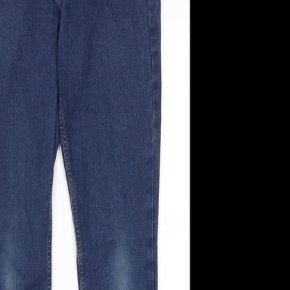 Womens UK Size 28 in H&M Regular Fit Straight Blue Jeans