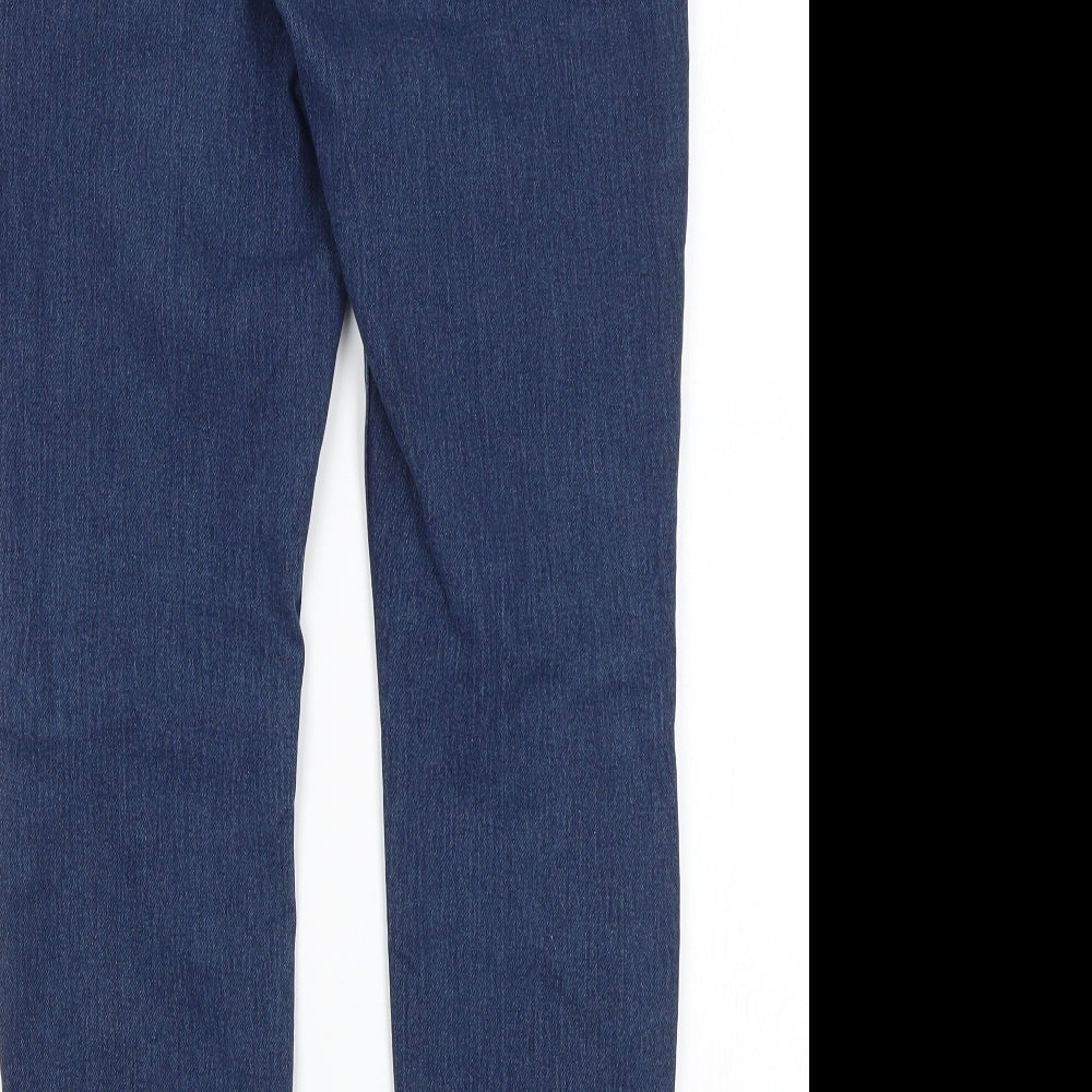 Womens UK Size 28 in H&M Regular Fit Straight Blue Jeans