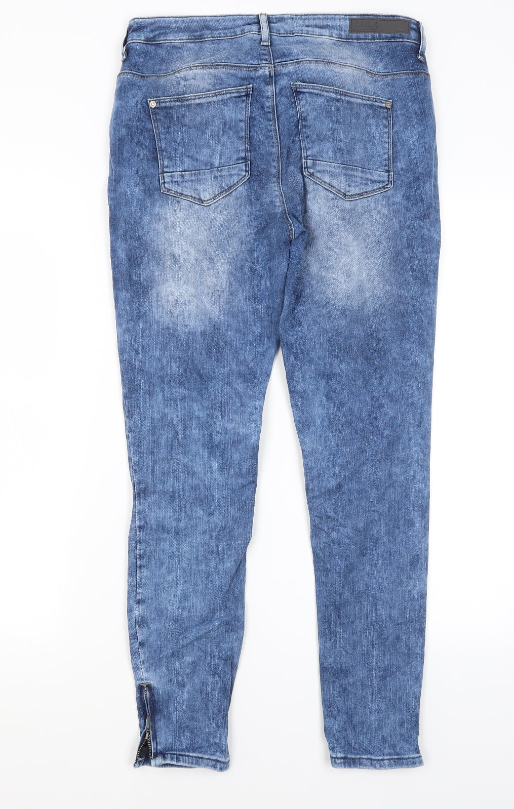 Only Womens Blue  Cotton Skinny Jeans Size 31 in L27 in Regular