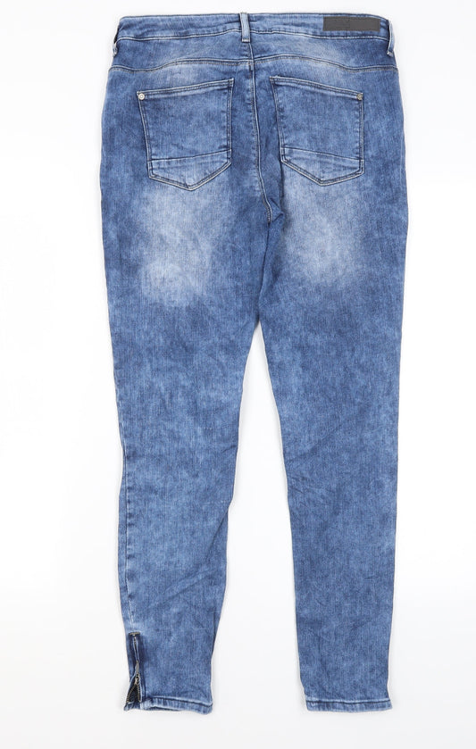 Only Womens Blue  Cotton Skinny Jeans Size 31 in L27 in Regular