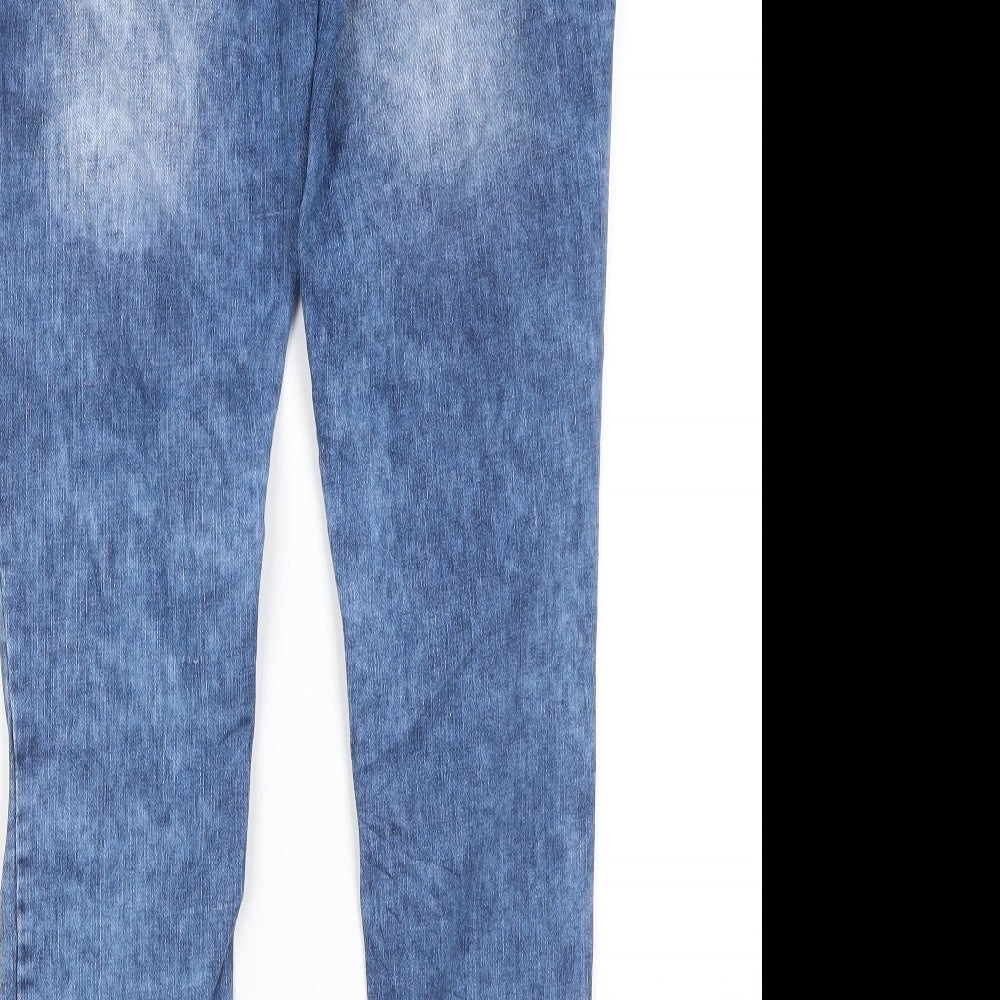 Only Womens Blue  Cotton Skinny Jeans Size 31 in L27 in Regular