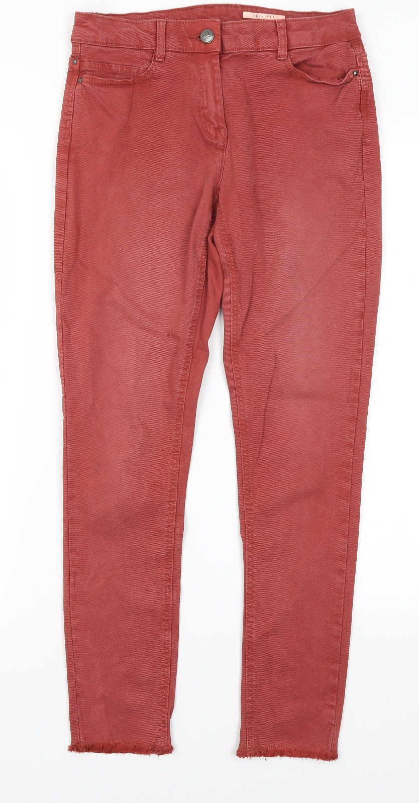 EDC Womens Red  Cotton Skinny Jeans Size 34 in L26 in Regular