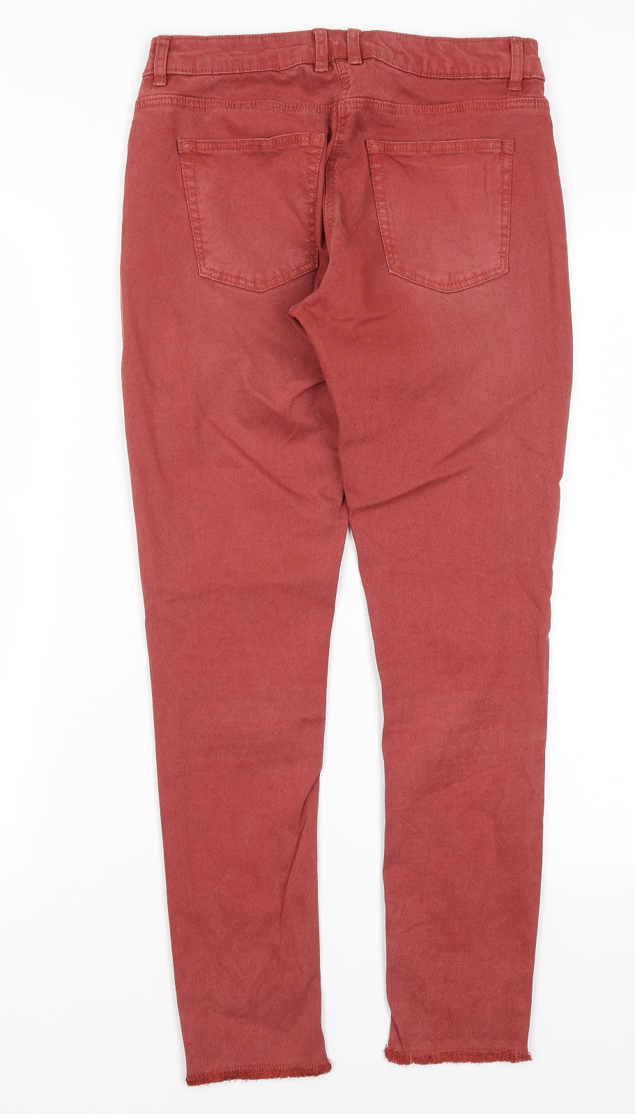 EDC Womens Red  Cotton Skinny Jeans Size 34 in L26 in Regular