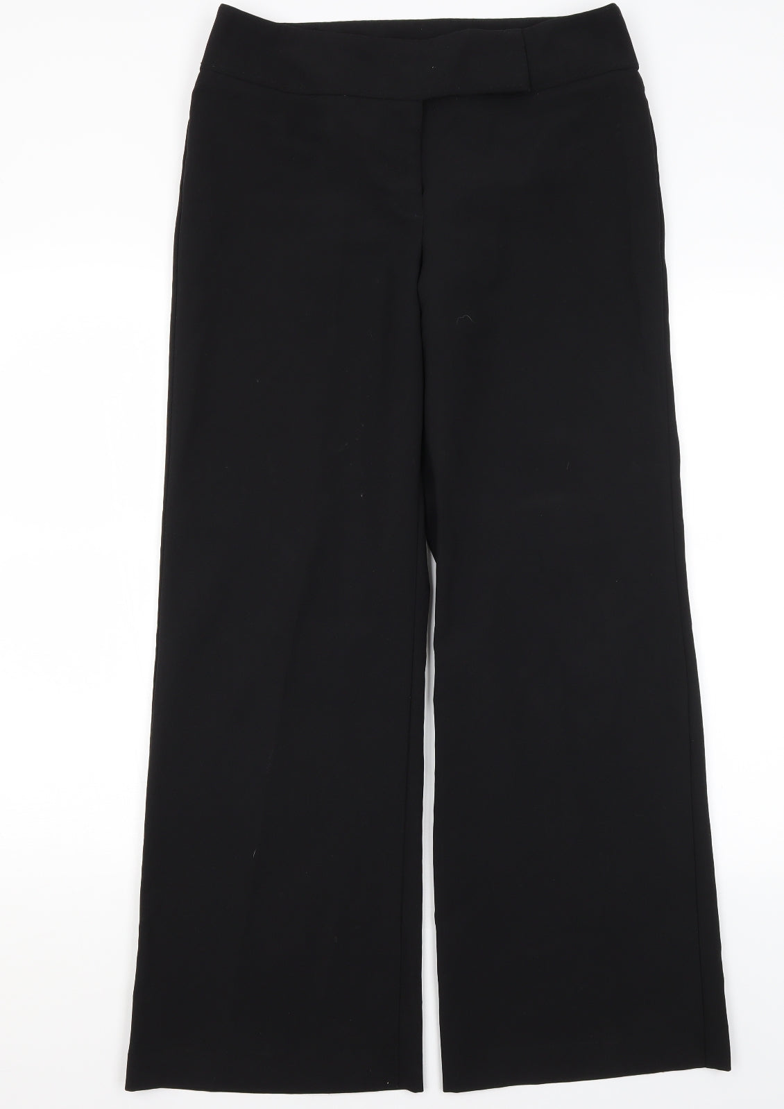 AMARANTO Womens Black  Polyester Dress Pants Trousers Size 12 L29.5 in Regular